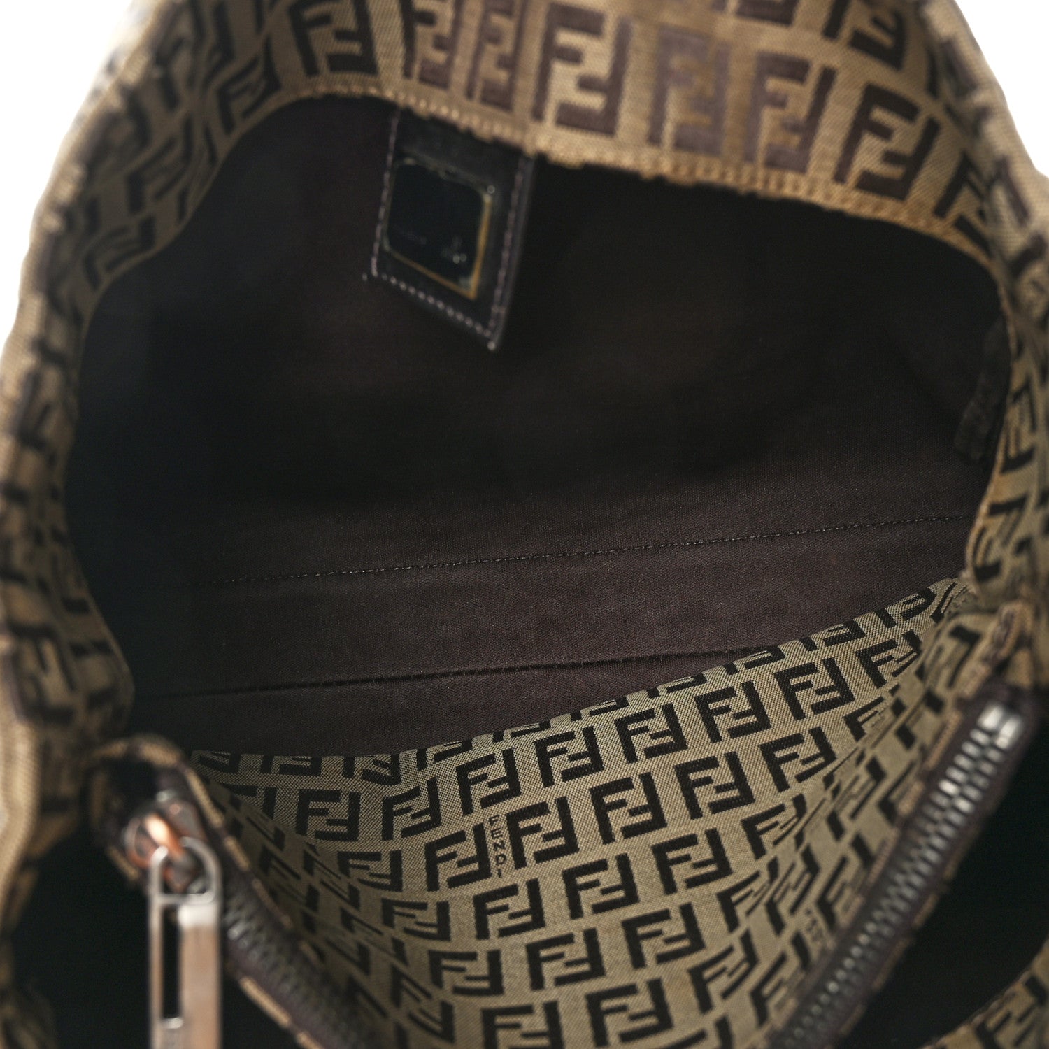 Fendi Zucchino Small Tote Tobacco 5 of 8