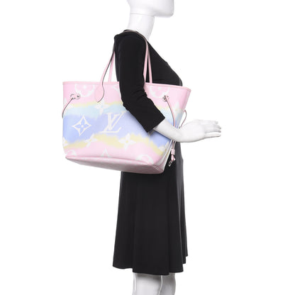 Louis Vuitton Monogram Escale Neverfull MM Pastel 2 of 13