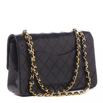 Chanel Lambskin Quilted Medium Double Flap Black 3 of 11