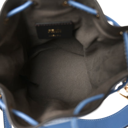 Fendi Vitello Liberty F is Fendi FF 1974 Embossed Mini Mon Tresor Bucket Bag Nebula 5 of 10