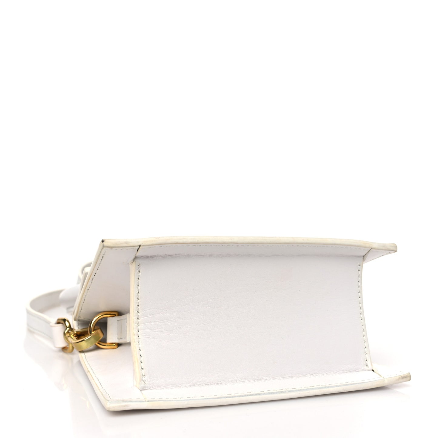 Smooth Calfskin Le Chiquito Moyen White