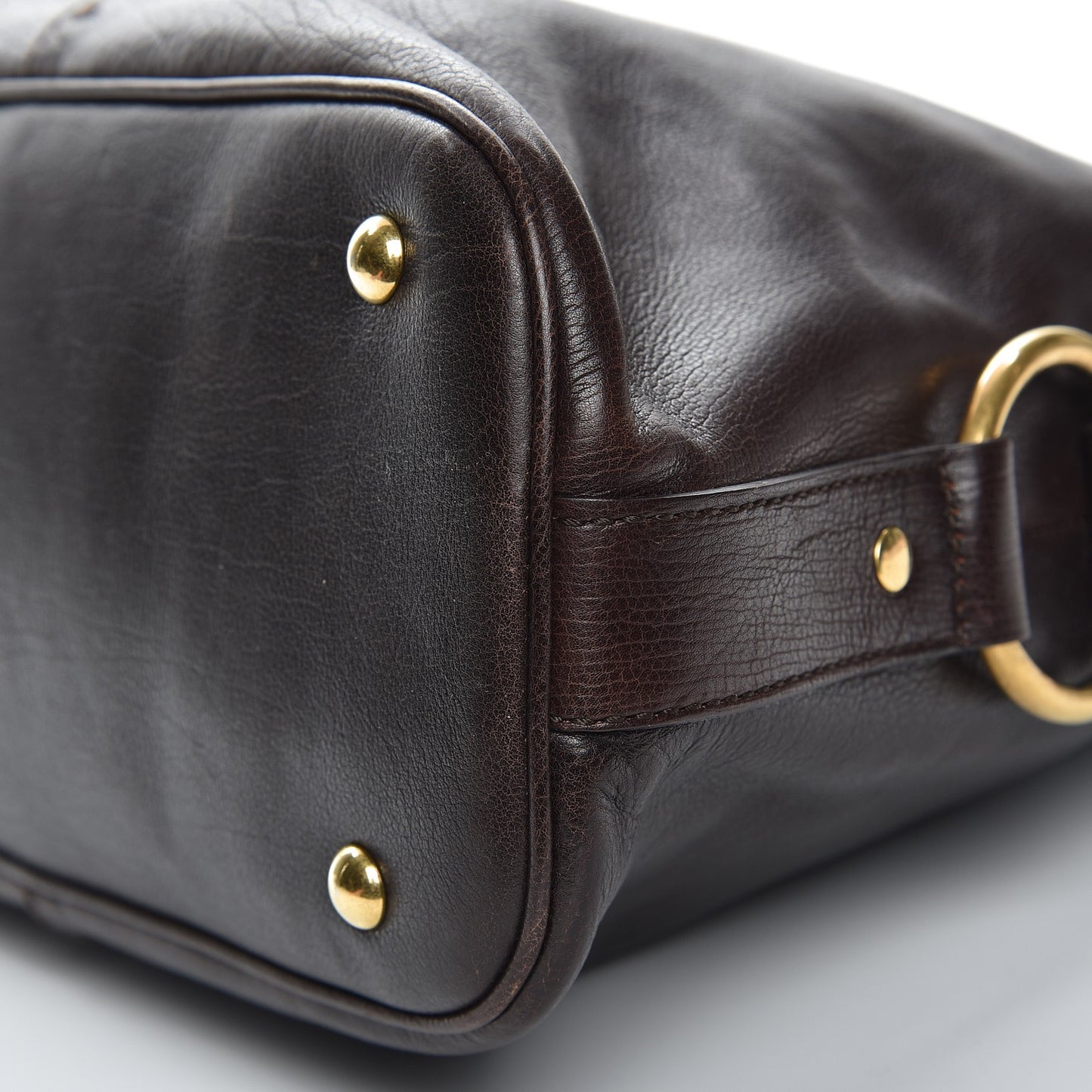 Calfskin Large Muse Dark Brown