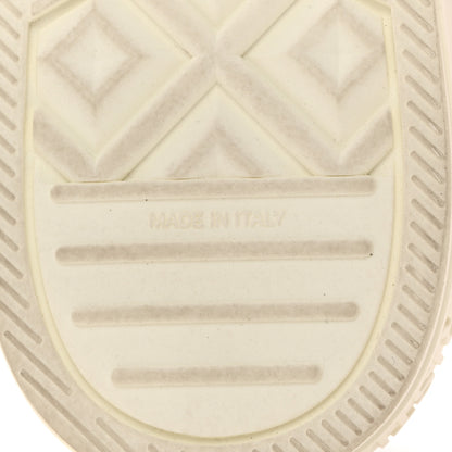 Christian Dior Laminated Canvas Cannage Embroidered Womens Walk'N'Dior Low Top Sneakers 37 Metal Rose 8 of 8