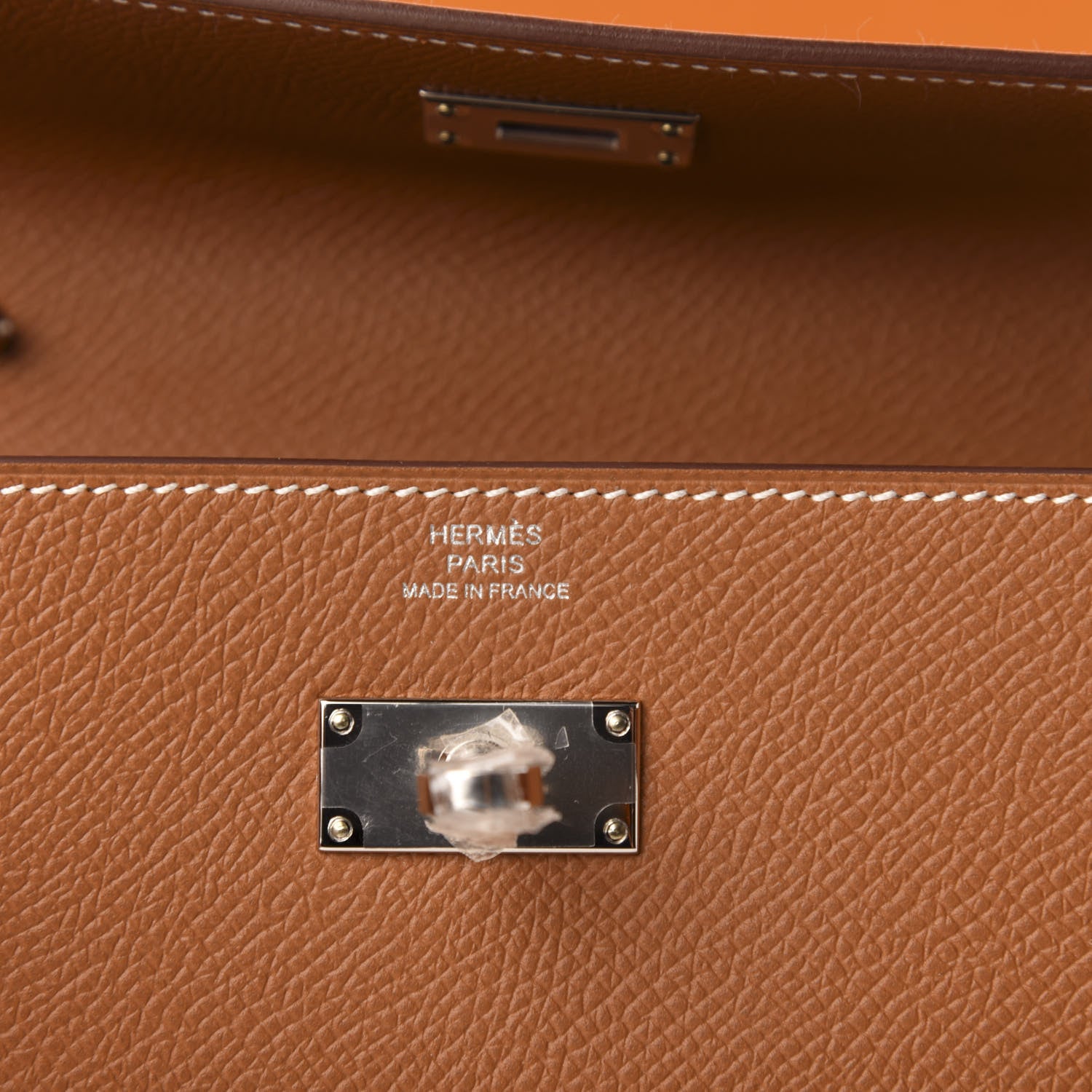 Hermes Epsom Kelly Wallet To Go Gold 6 of 10
