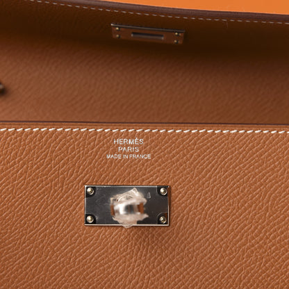 Hermes Epsom Kelly Wallet To Go Gold 6 of 10
