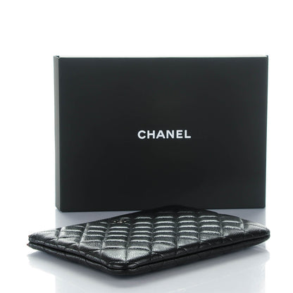 Chanel Caviar Quilted Medium Cosmetic Case Black 4 of 7