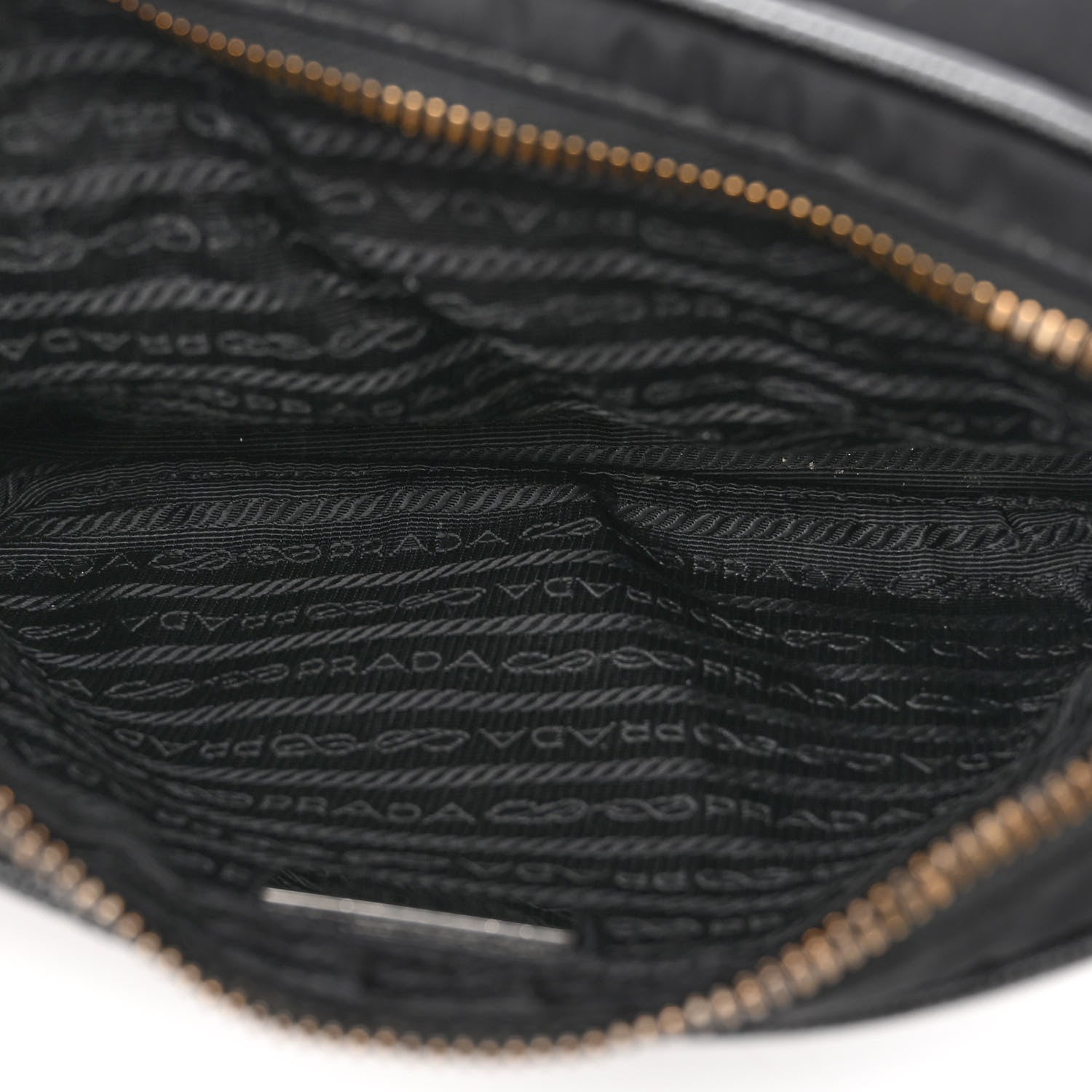 Prada Re-Nylon Saffiano Pocket Single Snap Buckle Shoulder Bag Black 5 of 12