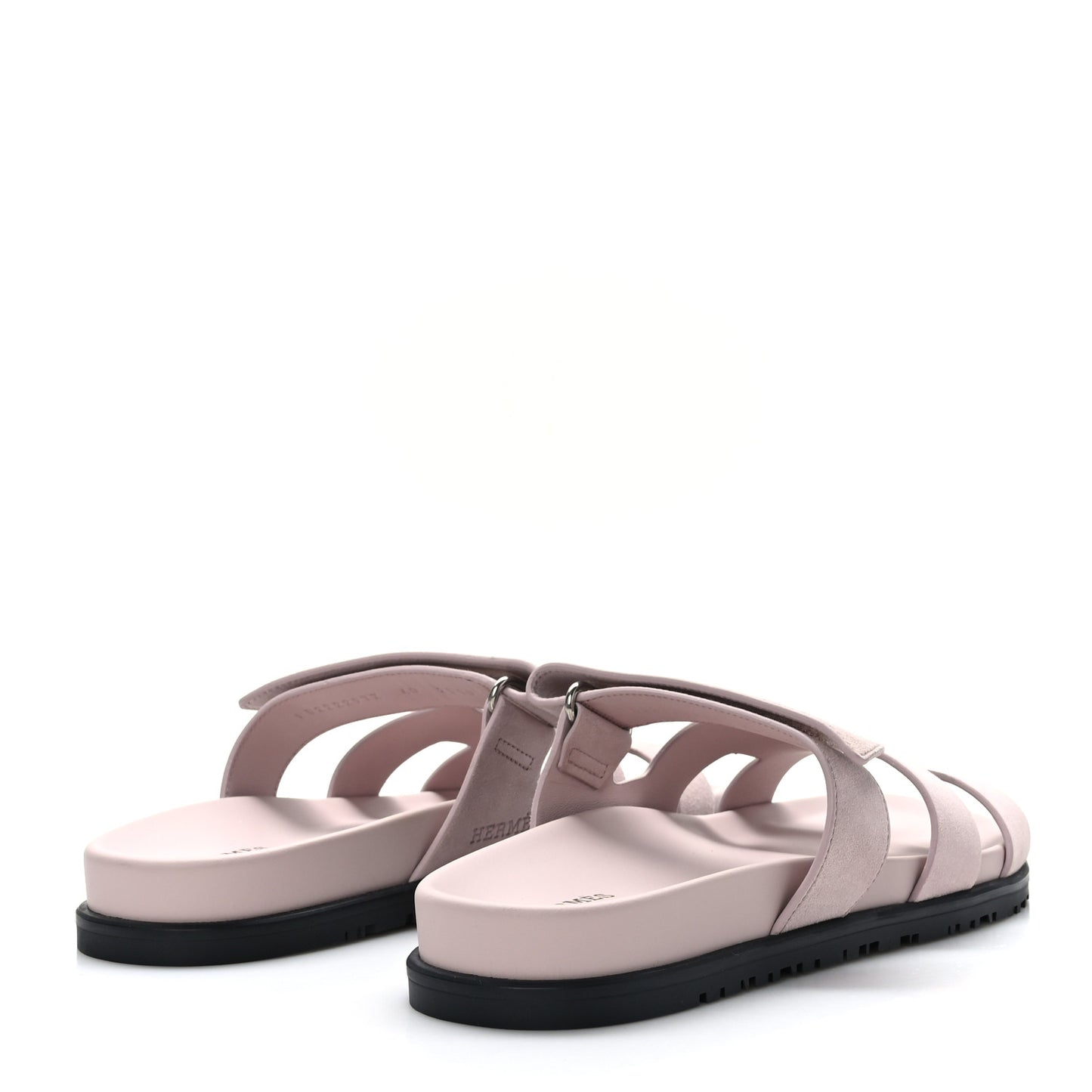 Suede Goatskin Womens Chypre Sandals 40 Rose Porcelaine