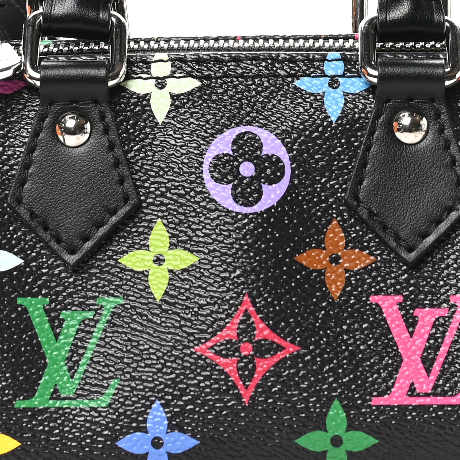 Louis Vuitton LV X TM Monogram Multicolor Nano Speedy Black 7 of 10