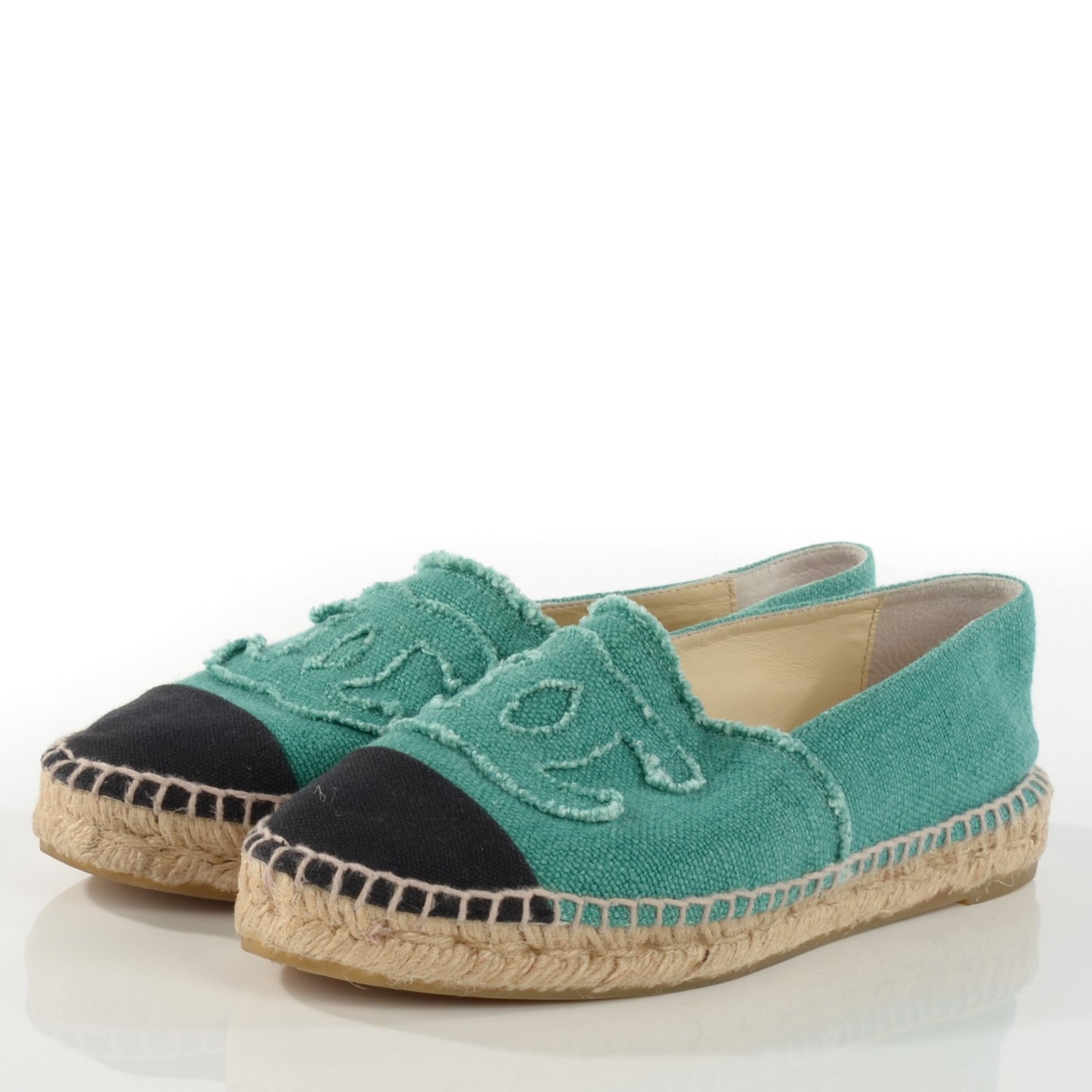 Toile CC Espadrilles 38 Green Black