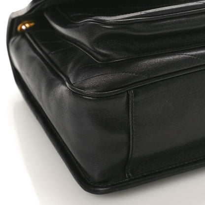 Saint Laurent Lambskin Matelasse Monogram Medium Niki Chain Satchel Black 7 of 9