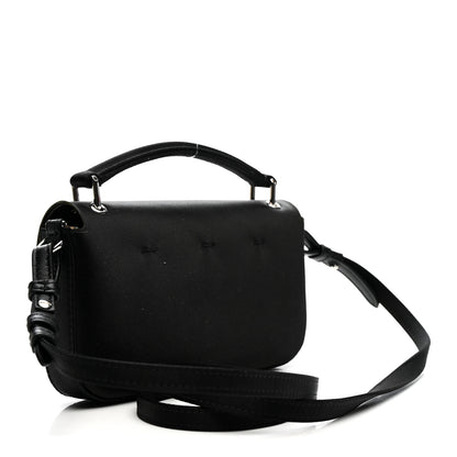 Fendi Silk Satin Phone Baguette Black 3 of 16