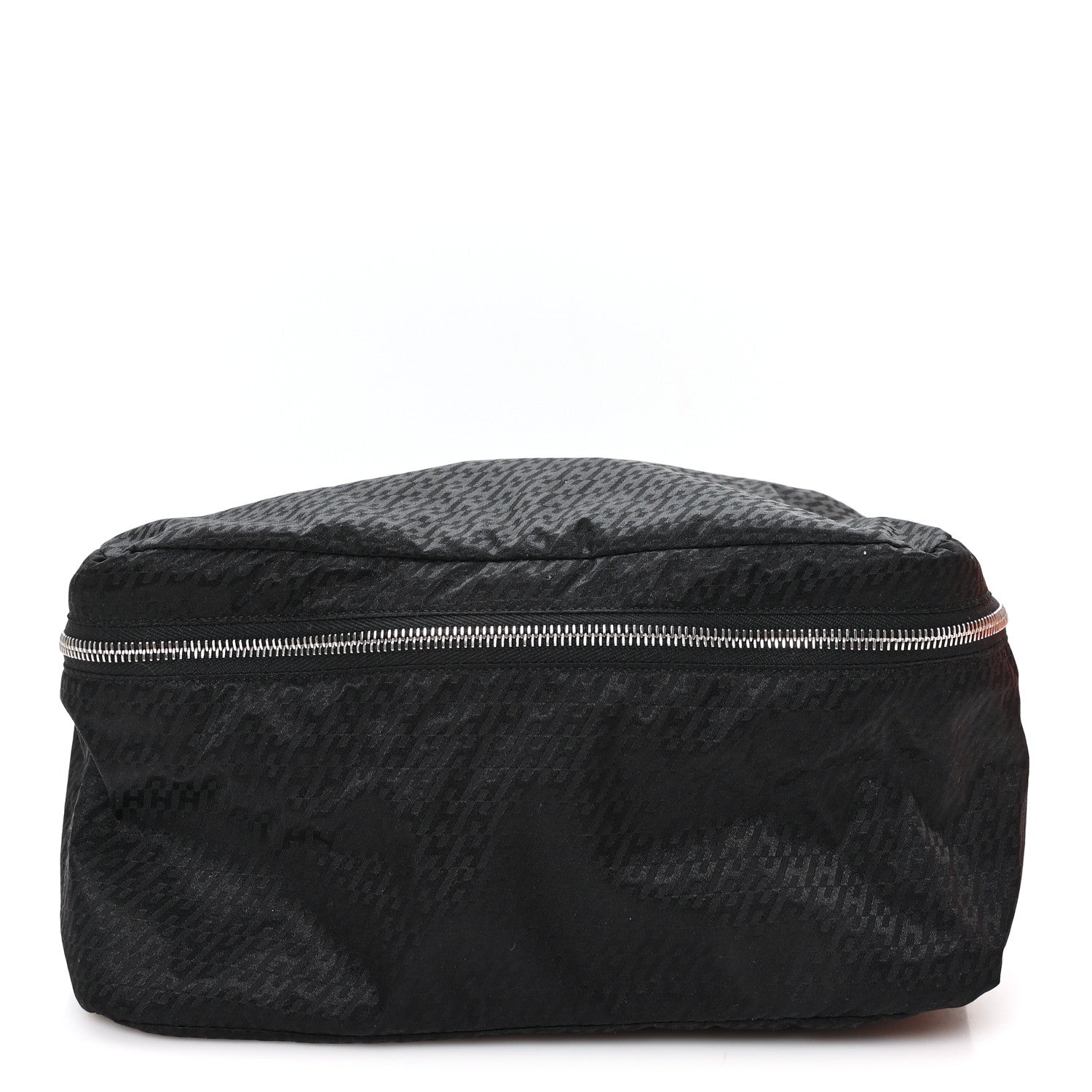 Hermes Technical Silk H en Bias Travelsilk Cube PM Black 1 of 8