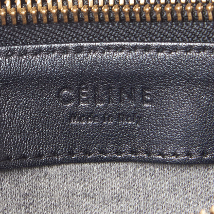 Celine Lambskin Large Trio Crossbody Bag Black 11 of 11