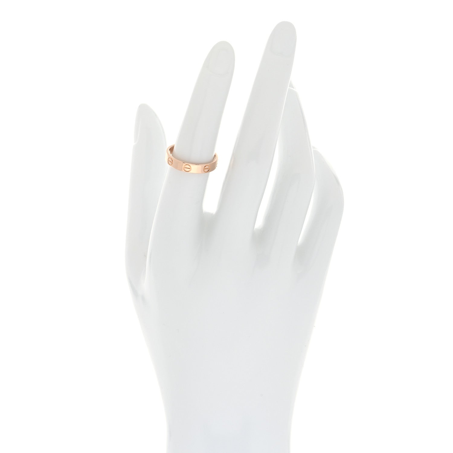 Cartier 18K Pink Gold 3.5mm LOVE Wedding Band Ring 52 6 2 of 4