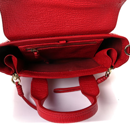 3.1 Phillip Lim Textured Calfskin Mini Pashli Satchel Red 7 of 9