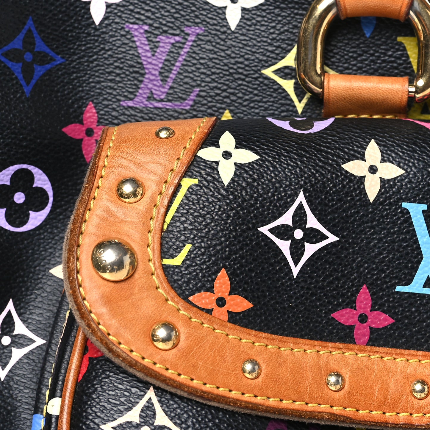 Monogram Multicolor Rita Black