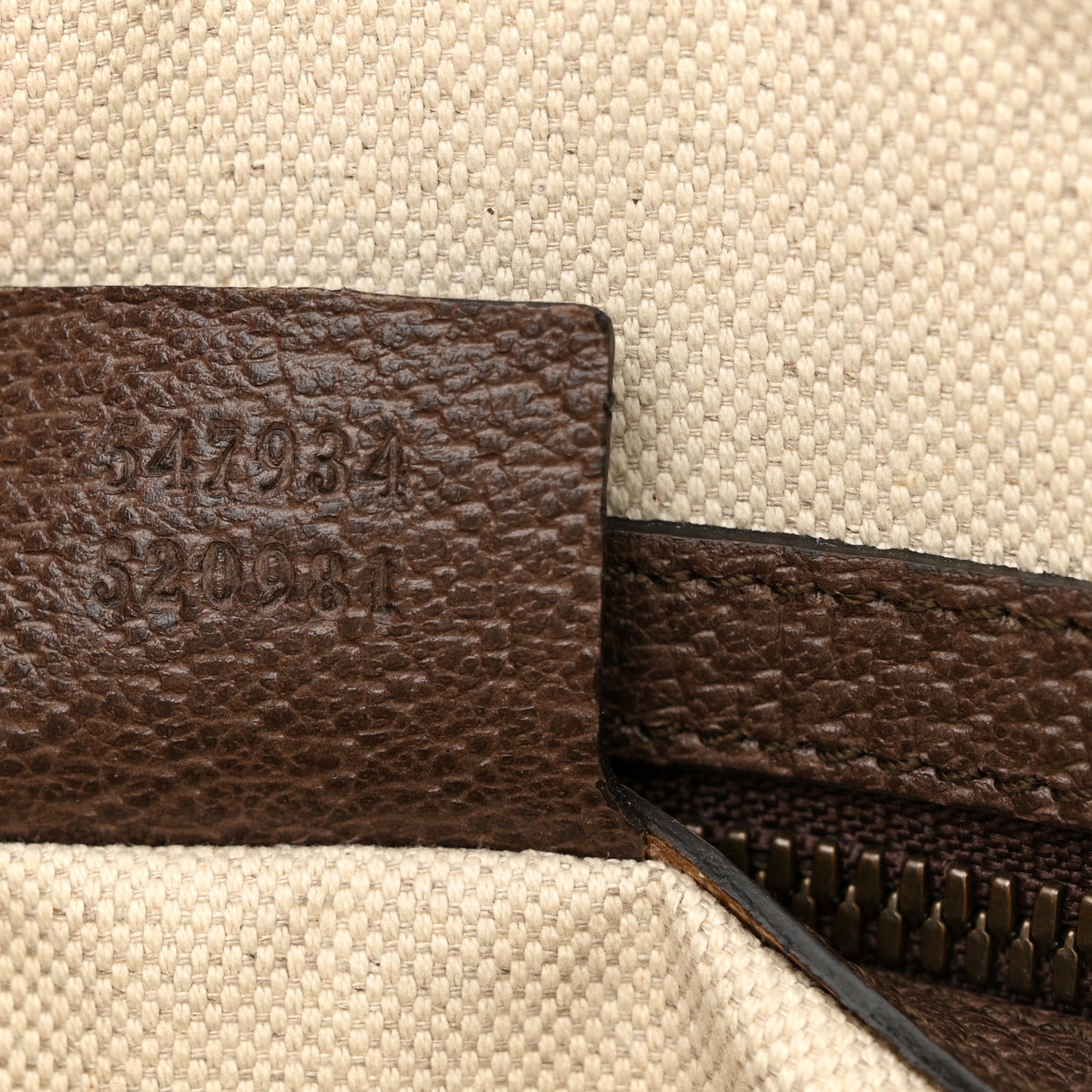 GG Supreme Monogram Web Medium Ophidia Messenger Bag Brown