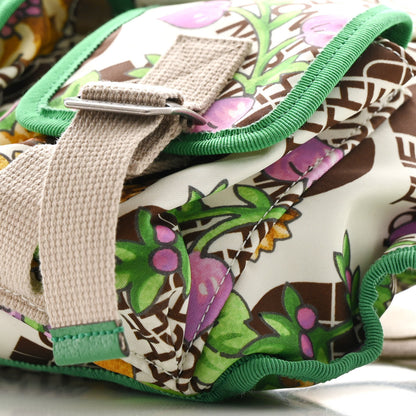Gucci X THE NORTH FACE Econyl Nylon Floral Utility Beltpack Green 10 of 10