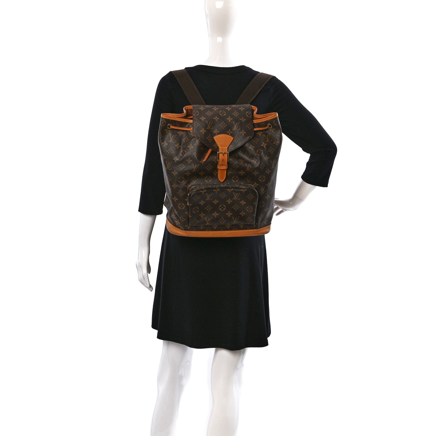 Louis Vuitton Monogram Montsouris GM Backpack 2 of 17