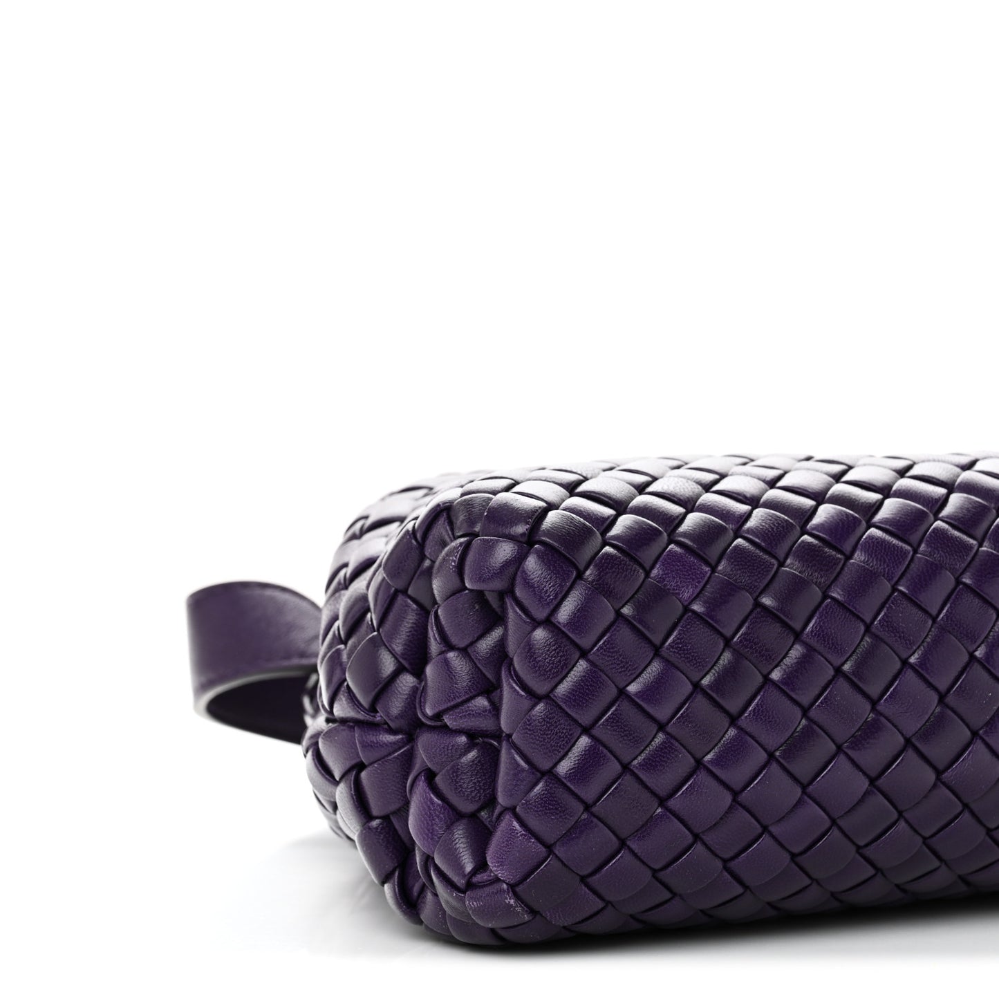Nappa Intrecciato Small Padded The Handle Tote Purple