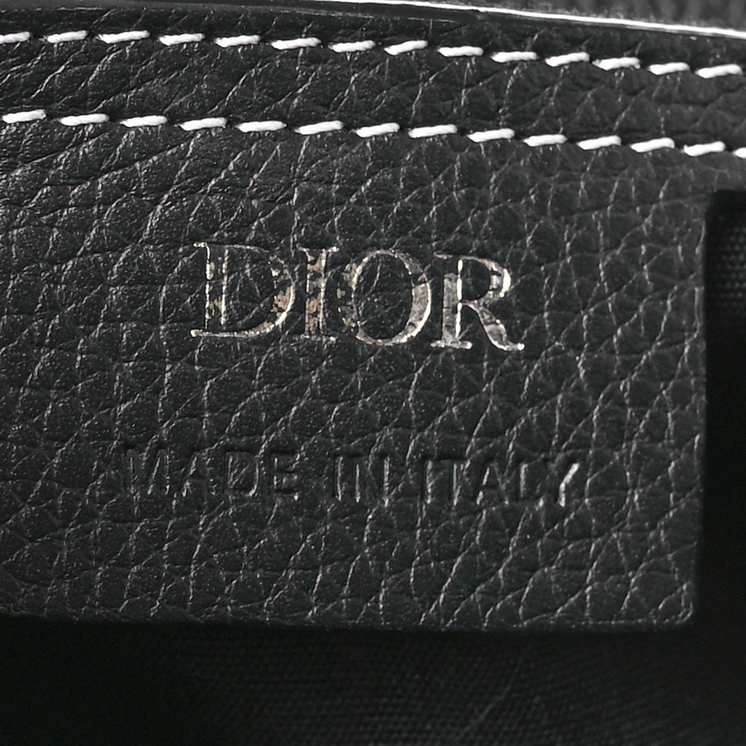 Christian Dior Grained Calfskin Maxi Gallop Backpack Black 7 of 12