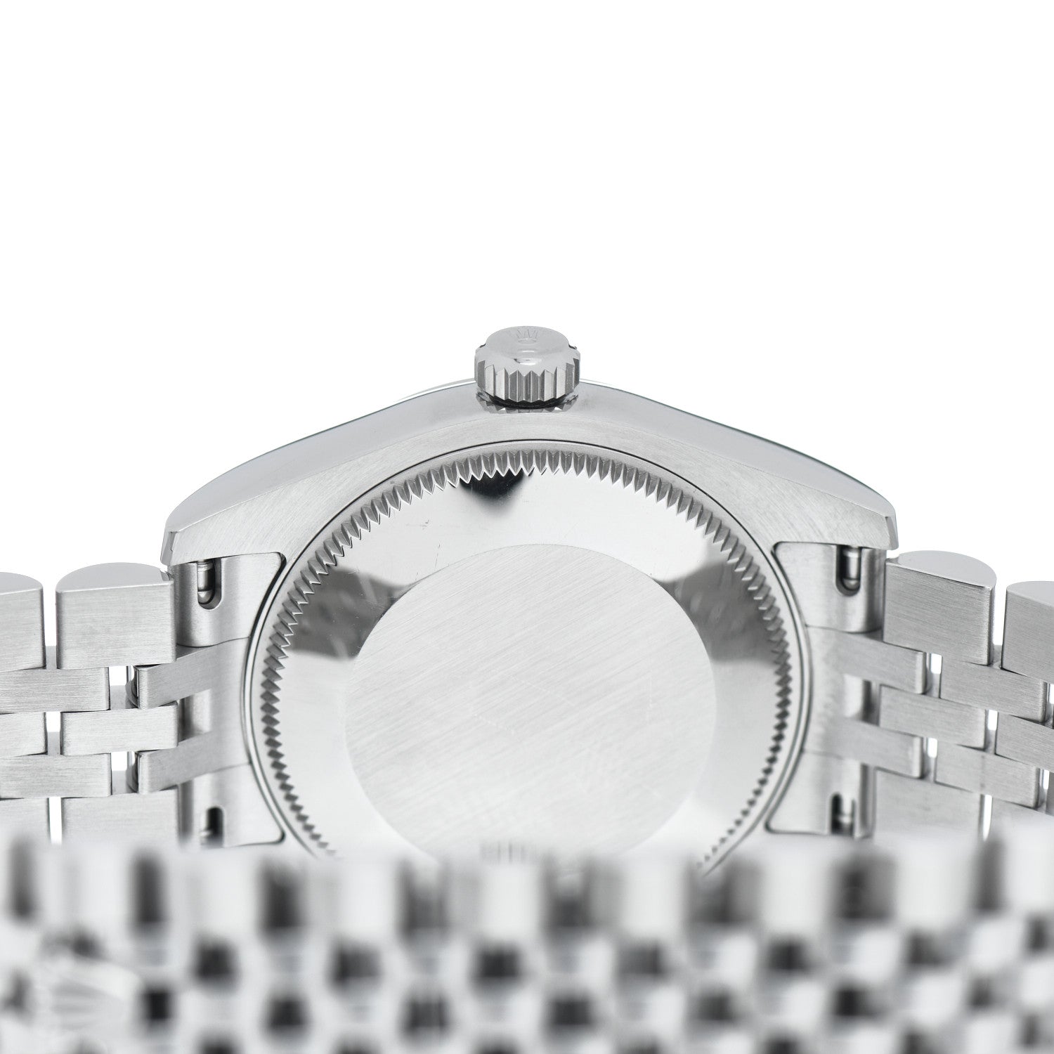 Rolex Stainless Steel 18K White Gold 31mm Oyster Perpetual Datejust Watch Silver Roman 178274 4 of 5