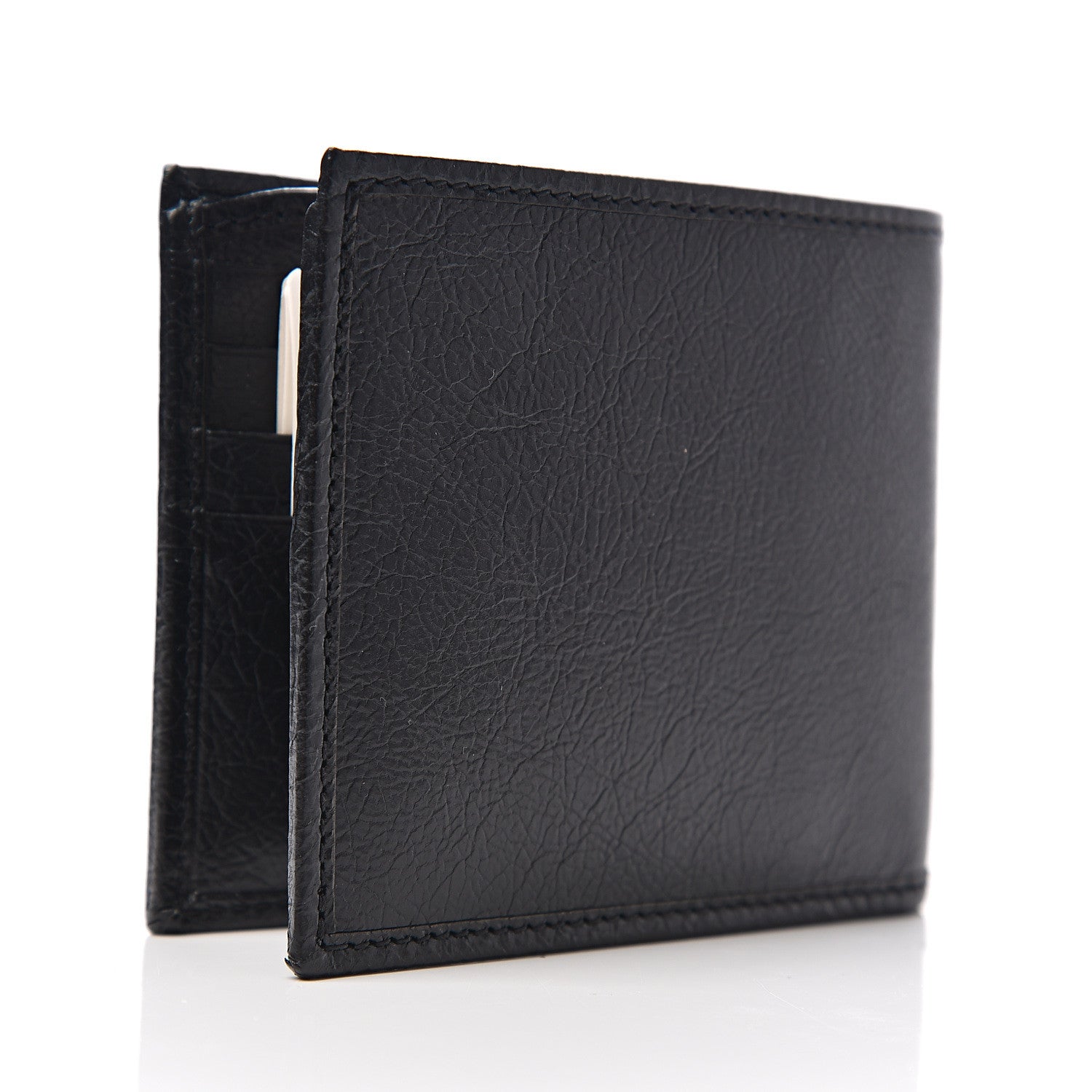 Gucci Fluffy Calfskin Morpheus Bi-Fold Wallet Black 2 of 6