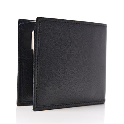Gucci Fluffy Calfskin Morpheus Bi-Fold Wallet Black 2 of 6