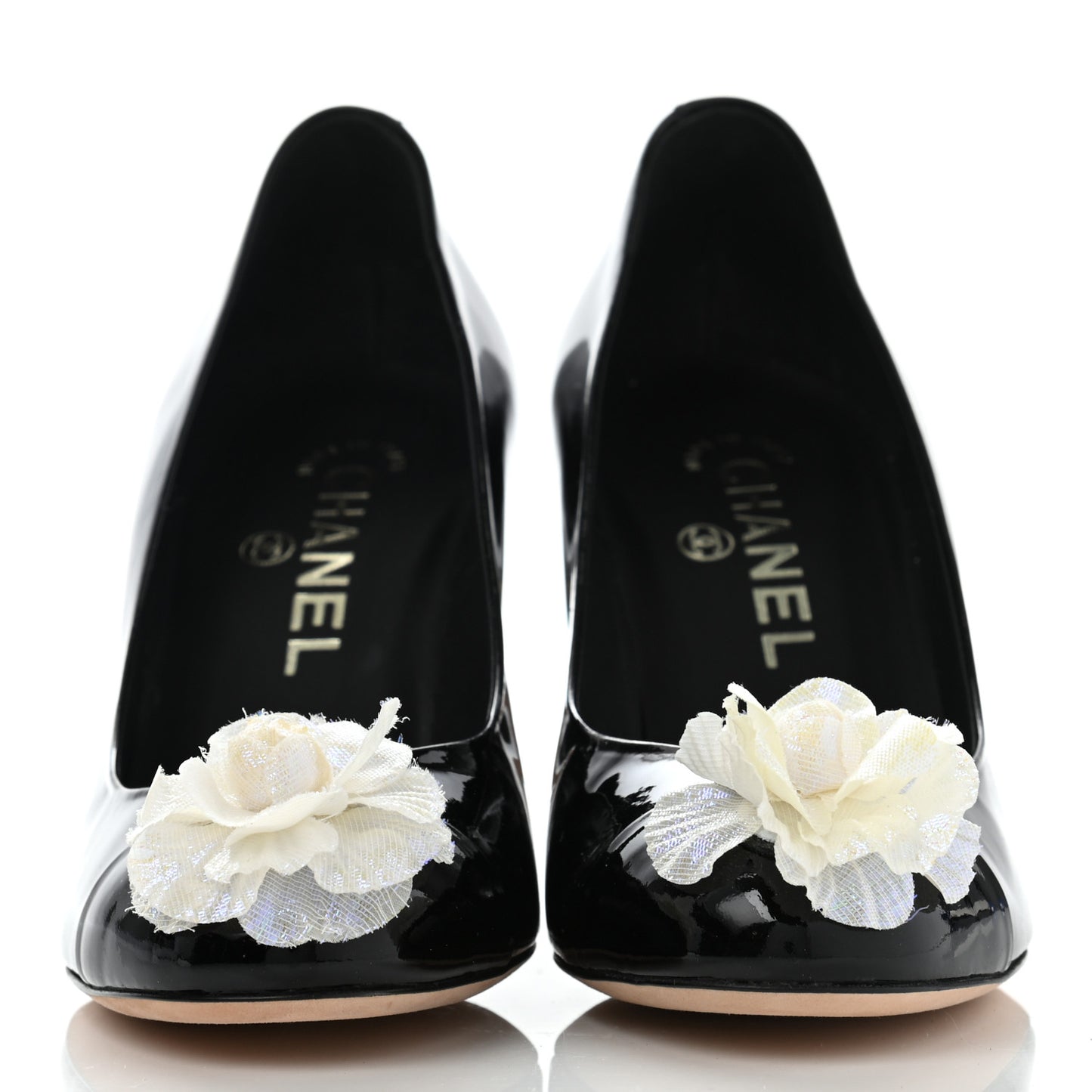 Patent Camellia CC Cap Toe Pumps 37 Black