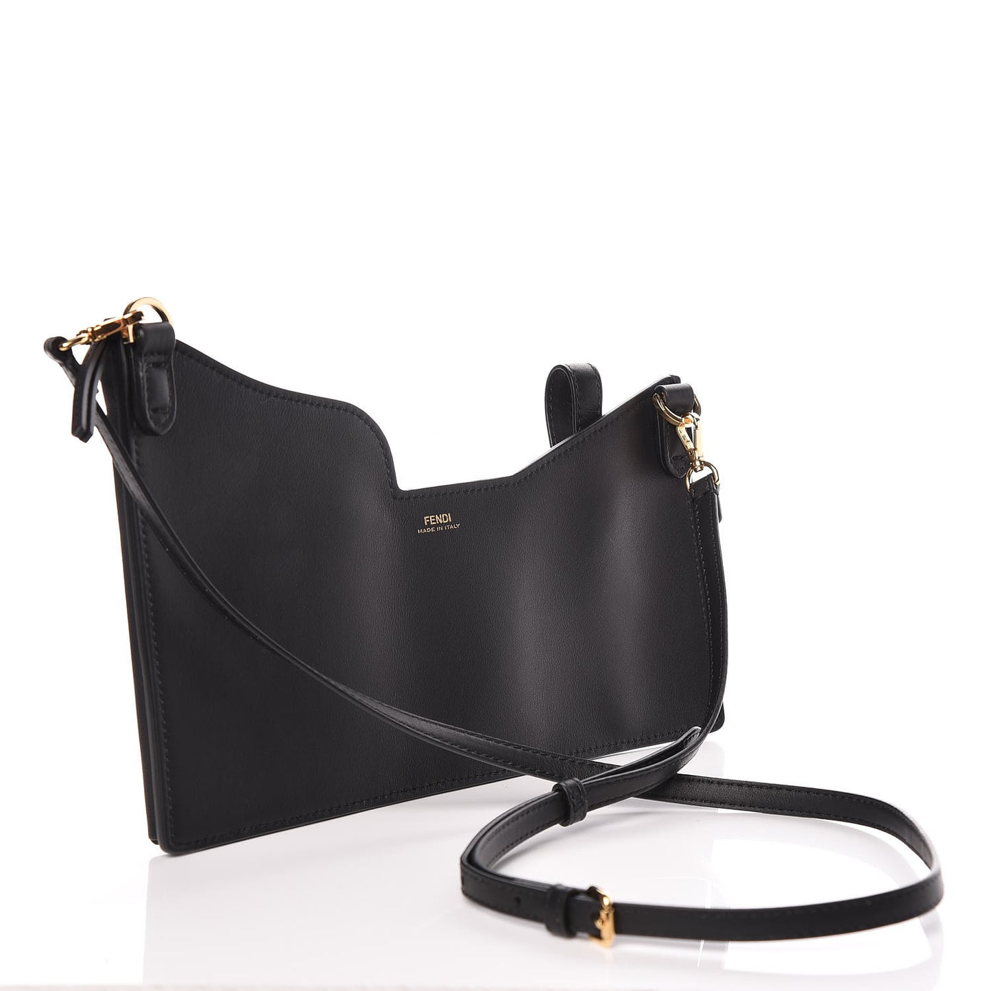 Vitello Grace 3 Pocket Mini Crossbody Bag Matte Black
