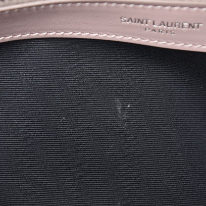Saint Laurent Calfskin Y Quilted Monogram Medium Loulou Chain Satchel Rose Antic 14 of 14