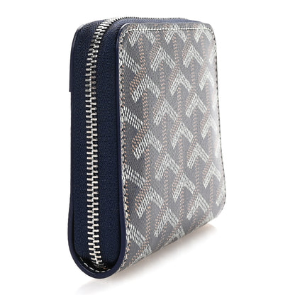 Goyard Goyardine Matignon PM Wallet Navy 3 of 8