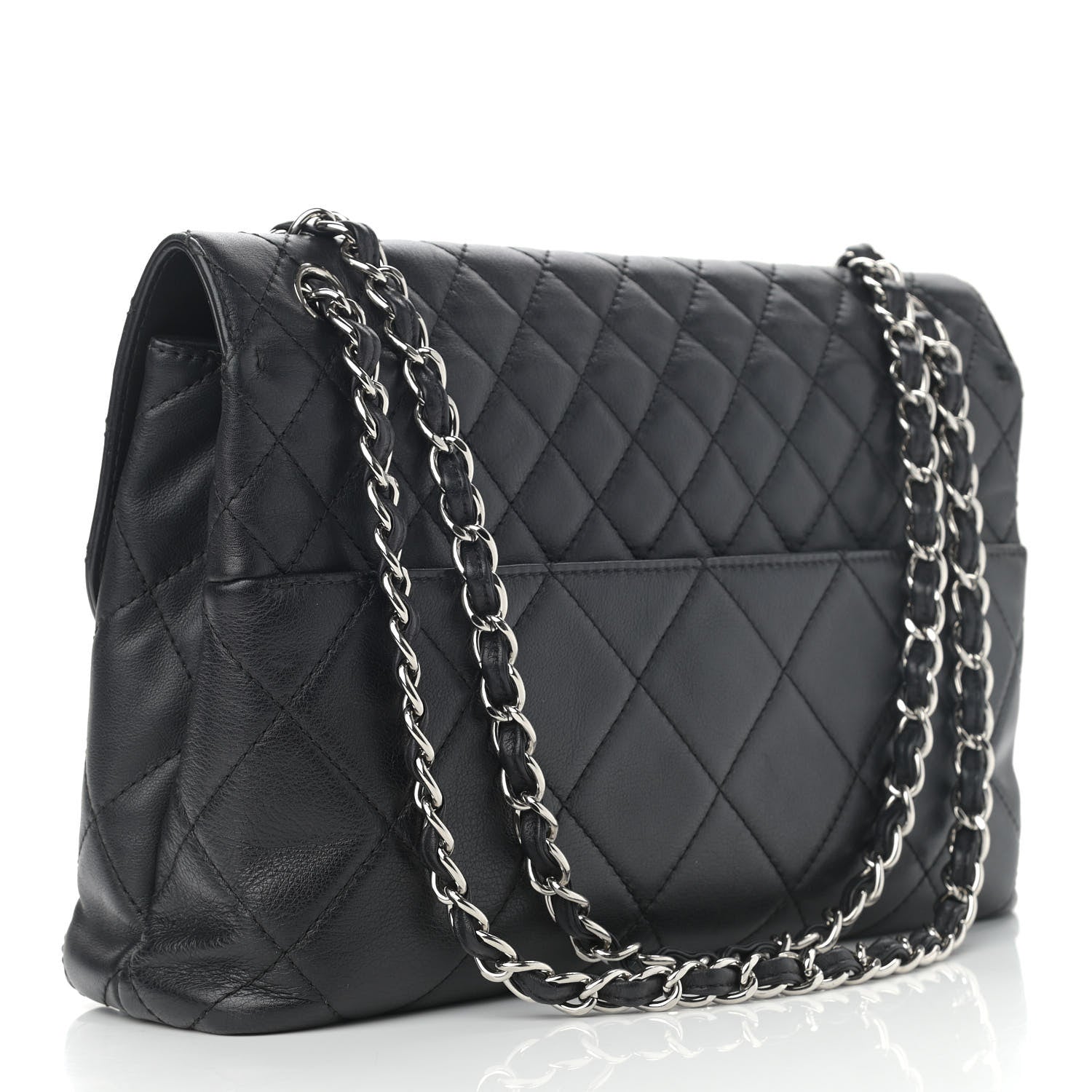 Chanel Calfskin Quilted In The Business Flap Bag Black 2 of 13