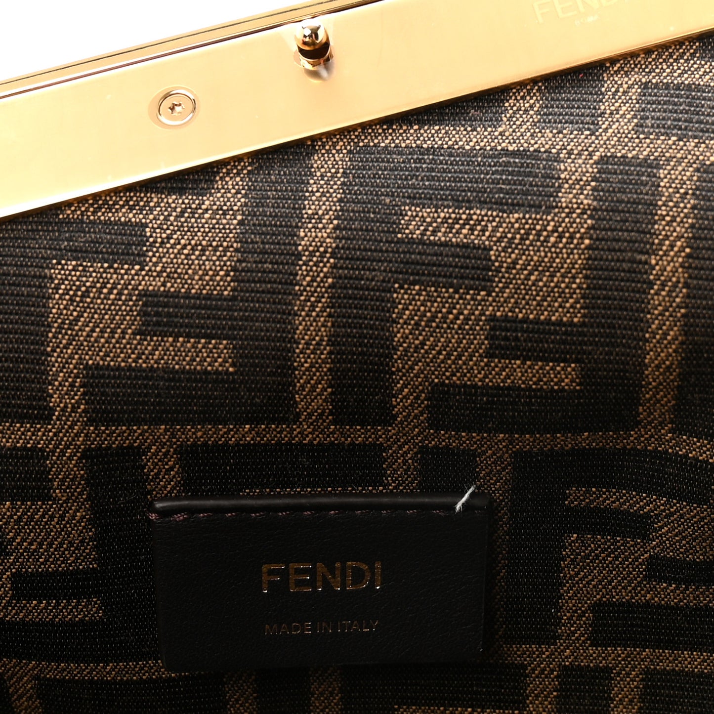 Shiny Nappa Small Fendi First Lampone