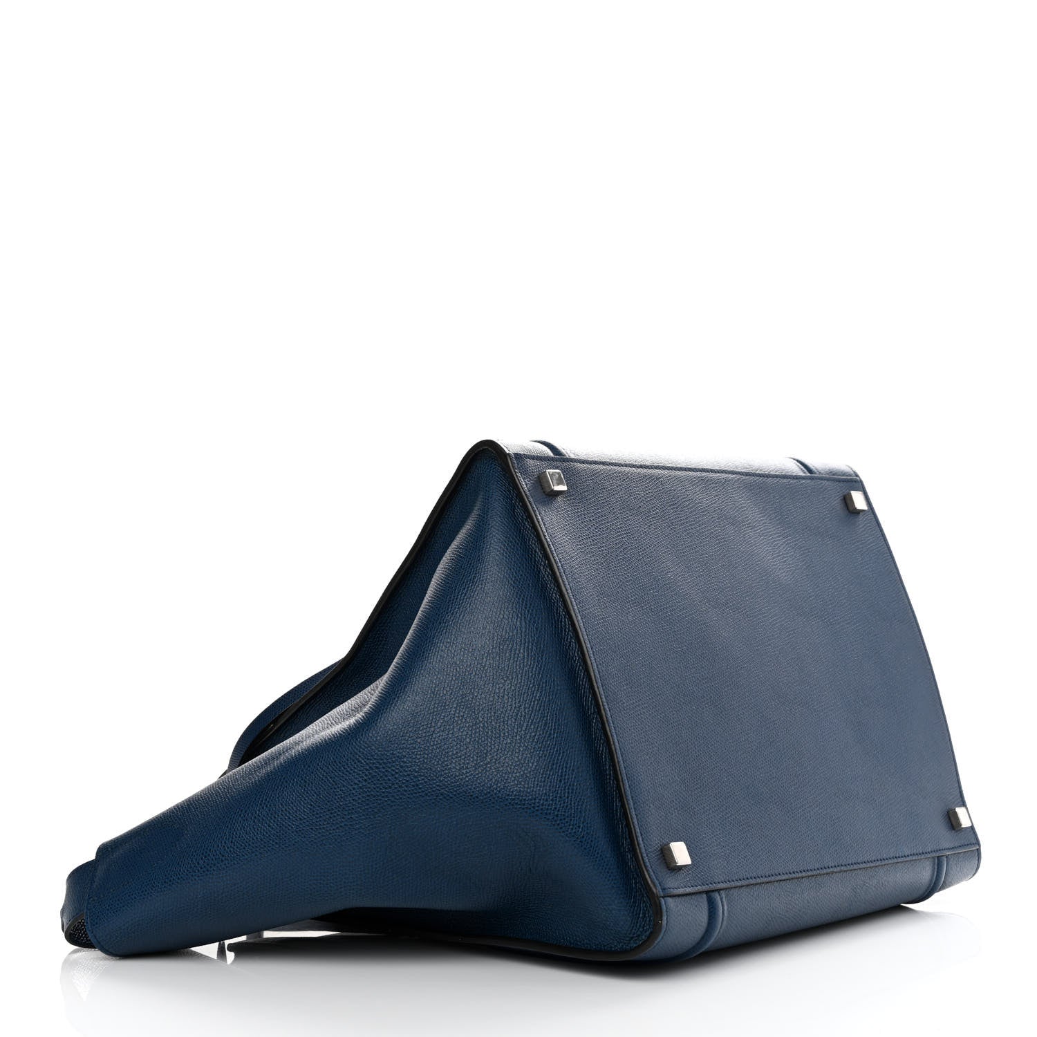 Celine Grained Calfskin Medium Phantom Luggage Deepsea 4 of 15