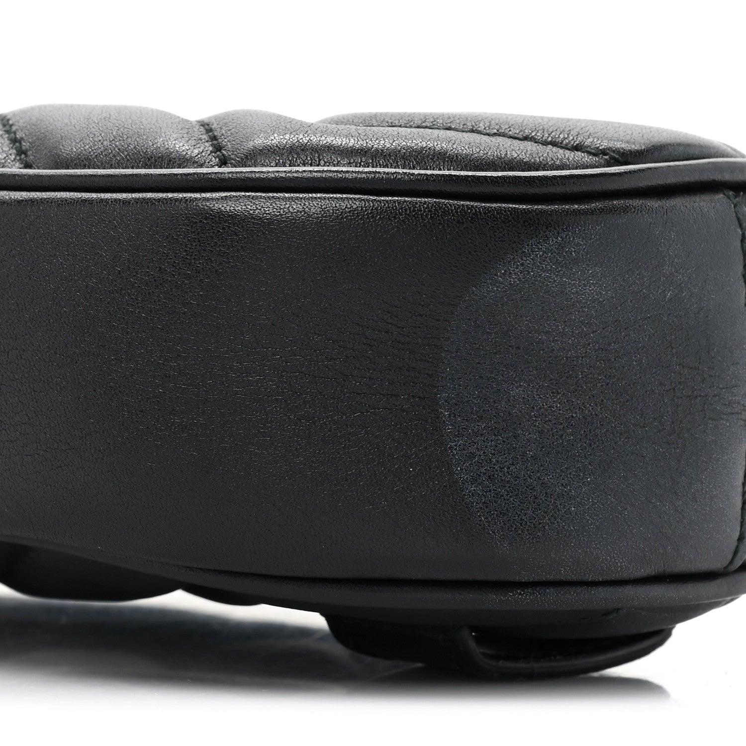 Gucci Calfskin Matelasse GG Marmont Belt Bag 75/30 Black 8 of 10