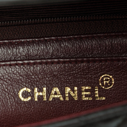 Chanel Lambskin Quilted Bekko Jumbo Single Flap Black 5 of 10