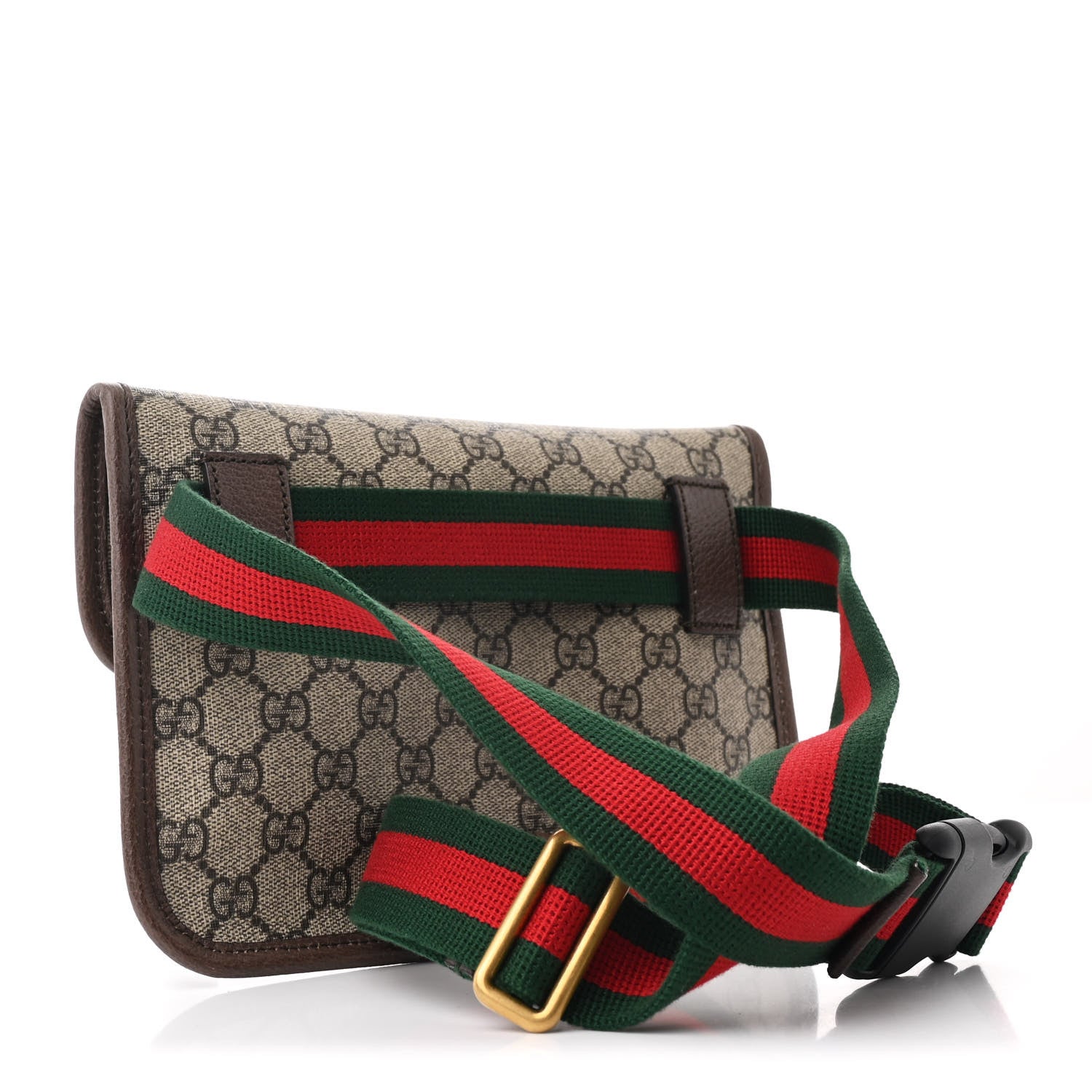Gucci GG Supreme Monogram Neo Vintage Web Belt Bag Brown 3 of 10