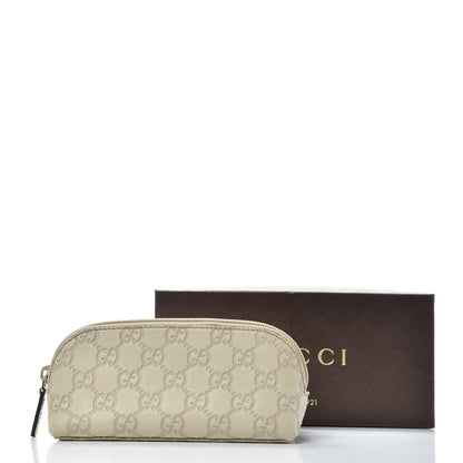 Gucci Guccissima Cosmetic Case Off White 7 of 7