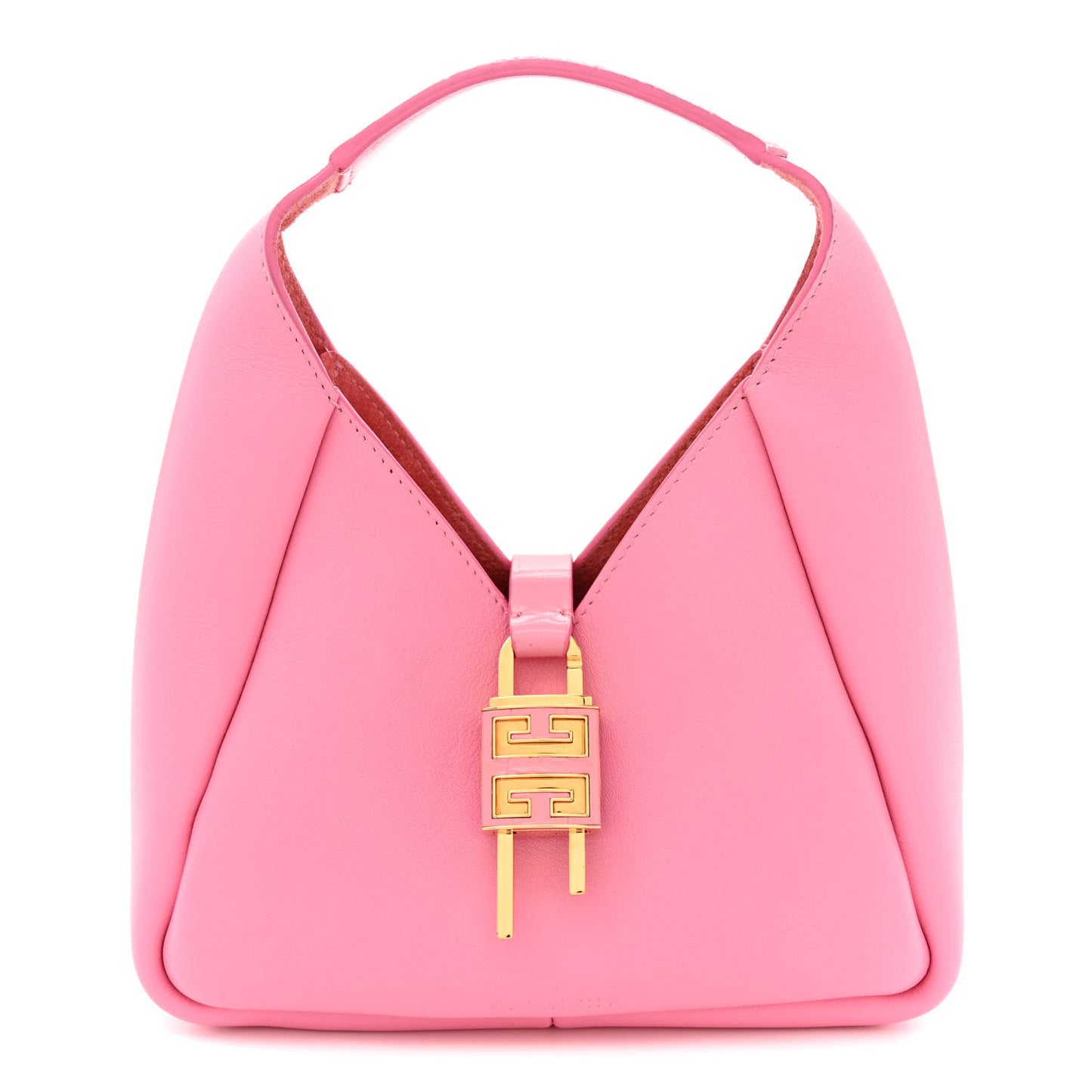 Grained Calfskin Mini G-Lock Hobo Pink