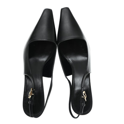 Givenchy Calfskin G Cube 50mm Slingback Pumps 36 Black 2 of 10