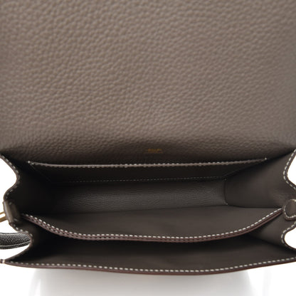 Hermes Taurillon Clemence Sac Roulis 23 Etoupe 5 of 8