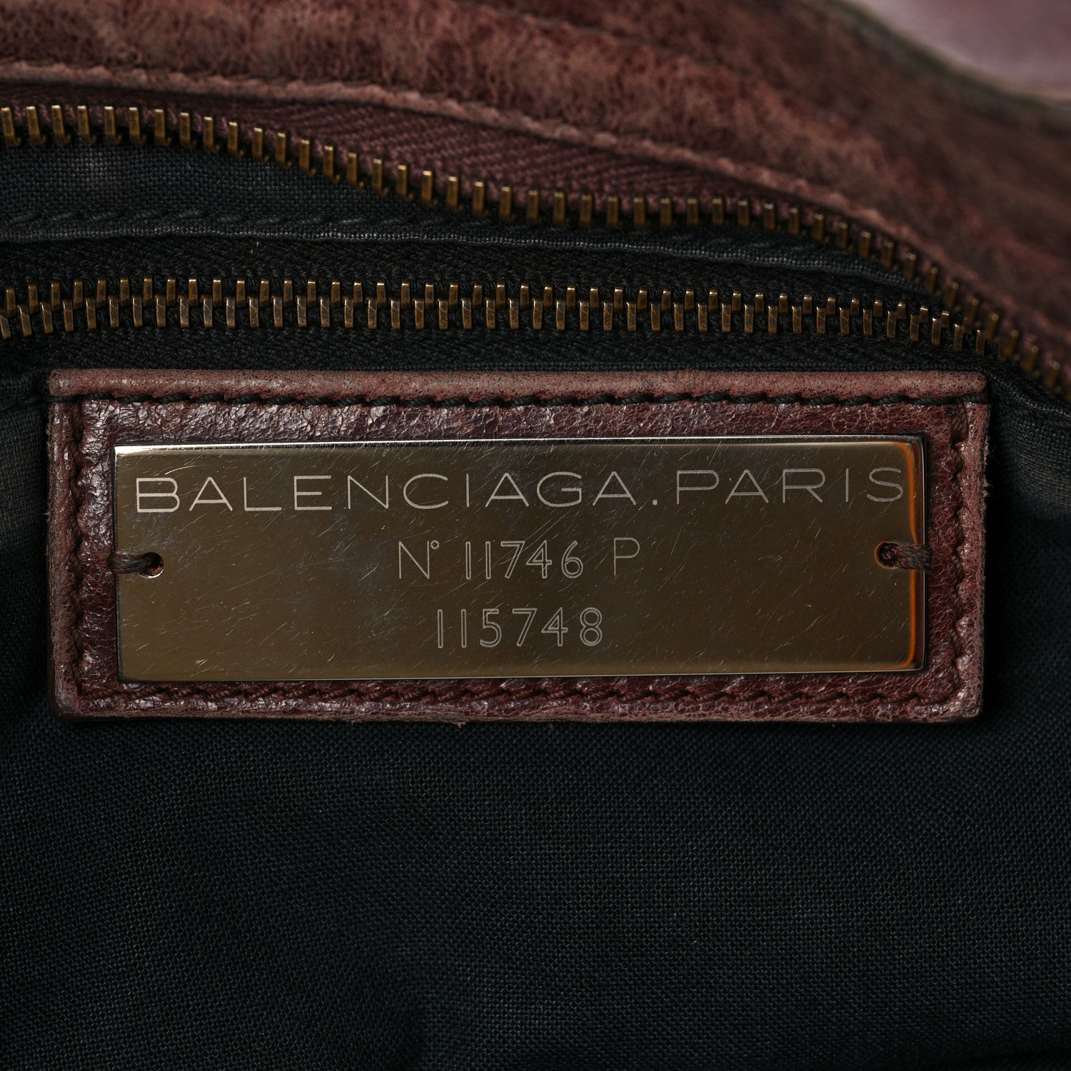 Balenciaga Agneau Classic Hardware City Castagna 6 of 8
