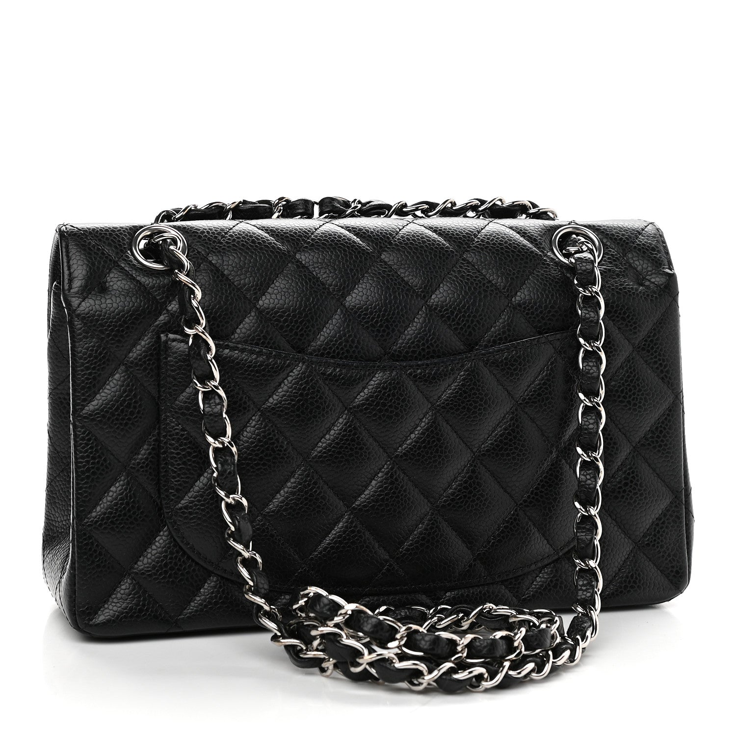 Chanel Caviar Quilted Small Double Flap Black 3 of 9