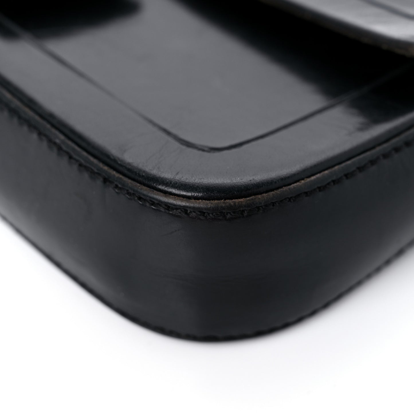 Calfskin Baguette Black