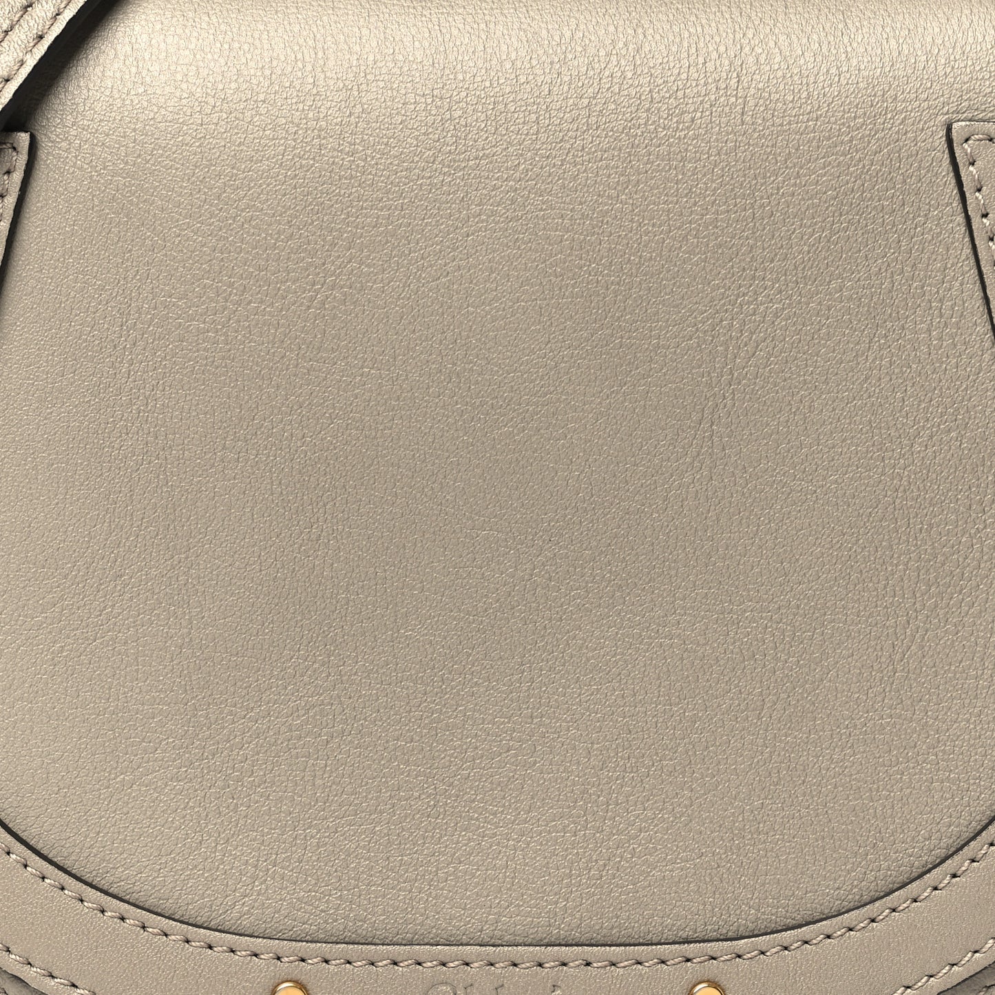 Calfskin Suede Small Nile Bracelet Bag Motty Grey