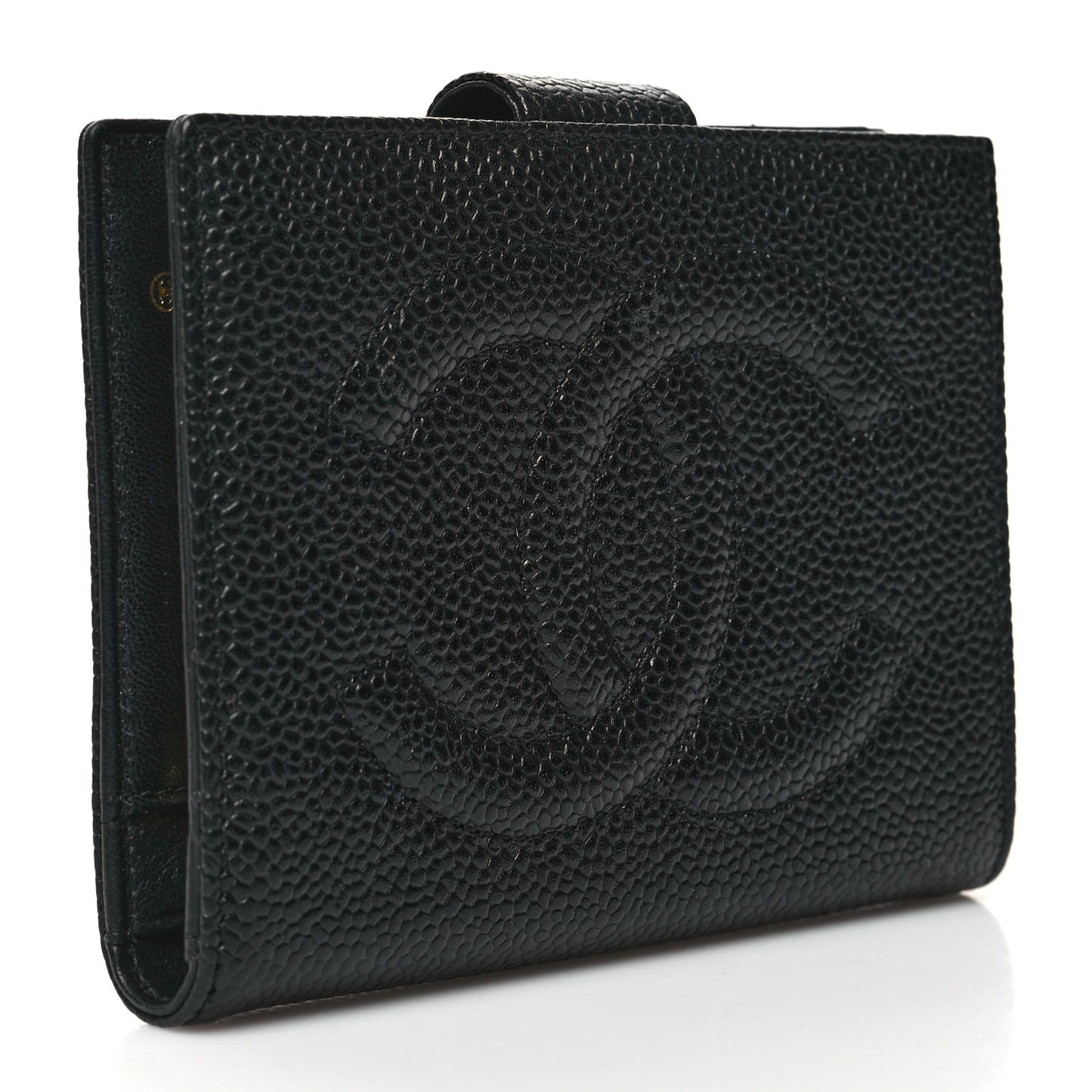 Caviar Timeless CC French Wallet Black