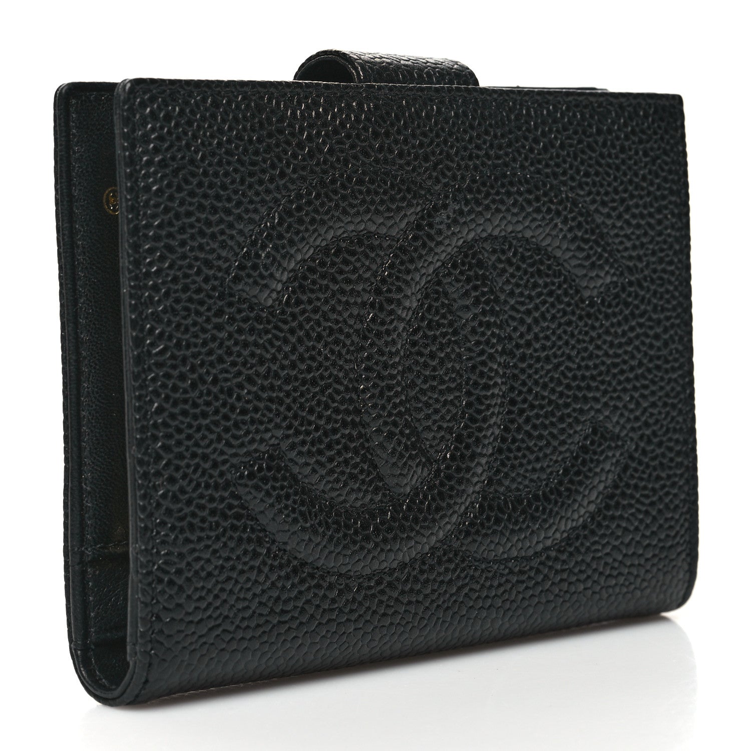 Chanel Caviar Timeless CC French Wallet Black 3 of 12