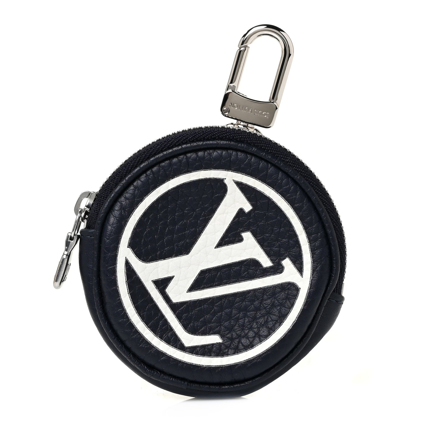 Taurillon Initials Pouch Round Coin Purse